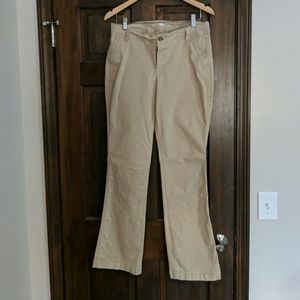 Old Navy mid-rise Khakis size 10